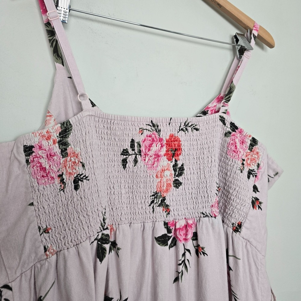 Old Navy Women Floral Cami Pockets Dress Sz 2XL Cottagecore Boho Summer Coquette - Picture 6 of 9